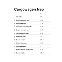 Cargowagen Neo 2 E-Bike Lastenrad 20