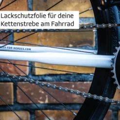 Fahrrad-Schutzaufkleber Set Mini transparent