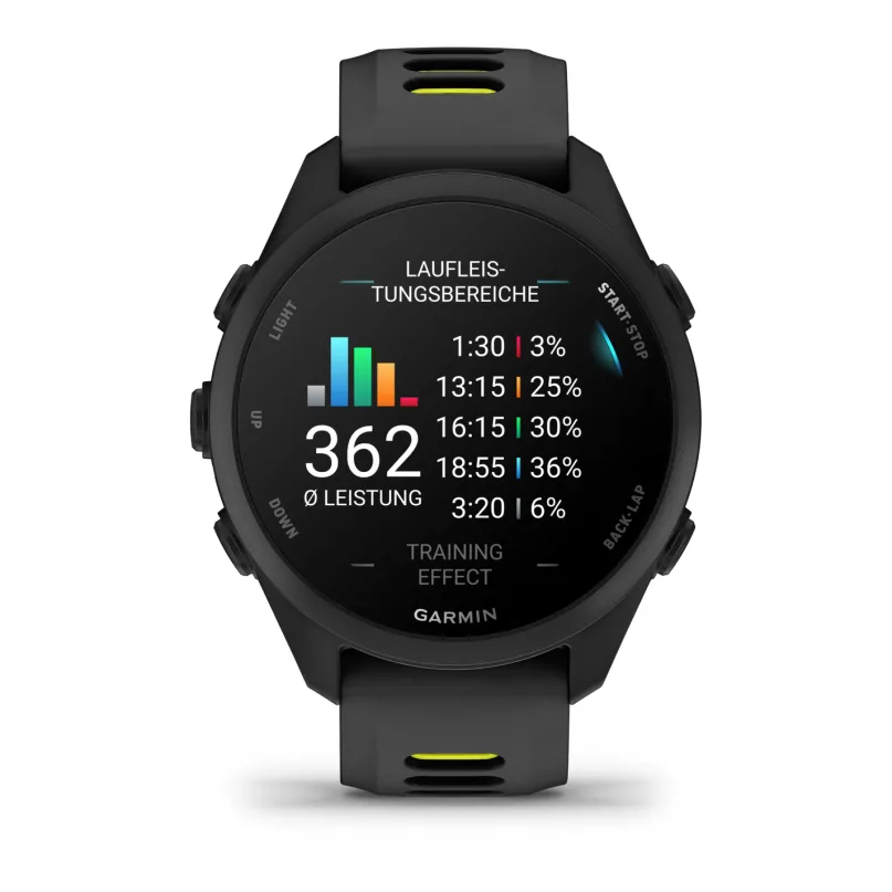 Forerunner 170 Music Smartwatch schwarz/gelb