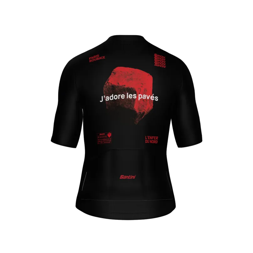 Paris Roubaix Radtrikot kurzarm Herren