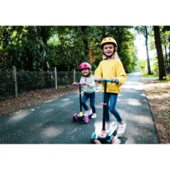 Scotti LED Kinderroller pink
