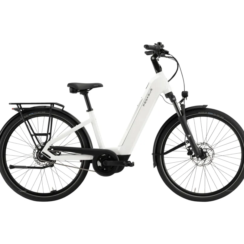 Solero EVO 8R RT E-Bike City Bike Tiefeinsteiger weiß