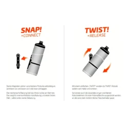 Twist Bottle 700 Life + Bike Base Fahrrad Trinkflasche (700 ml)