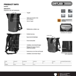 Velocity Design Rider Resilience 23 L Fahrradrucksack