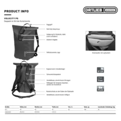 Velocity PS 23 l Fahrrad-Rucksack grün